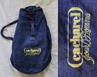 Sac à Dos CACHAREL Vintage En Toile Vert - Ballade Et Ville