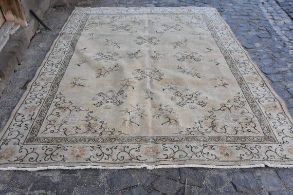 Eclectic Rug Vintage Turkish Area Rug Area Rug Boho Decorative