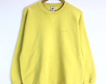 nike jumper yellow