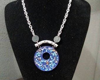 Air Chamber and resin necklace