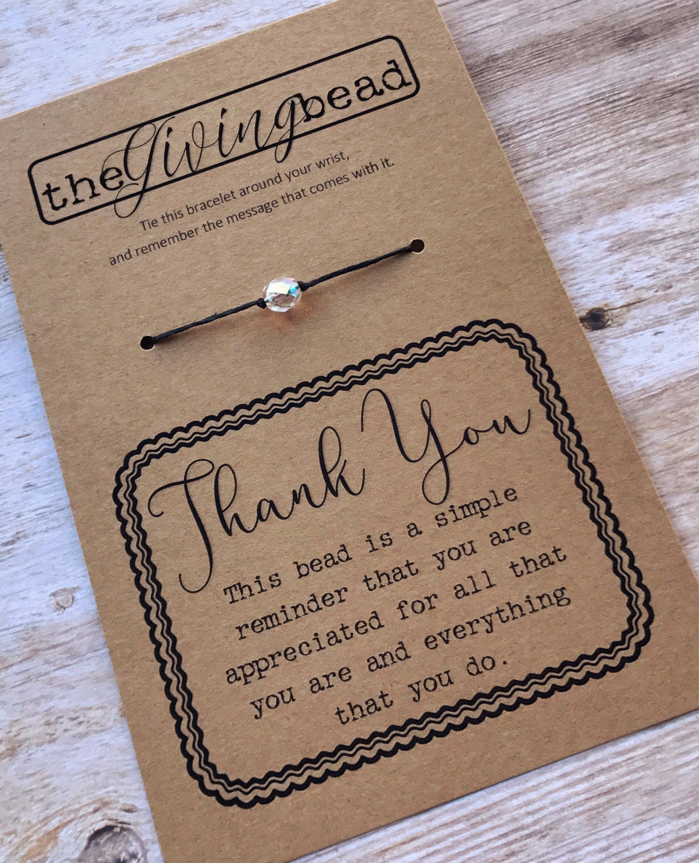 THANK YOU Bracelet Gift