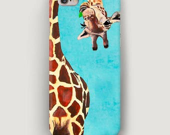 Giraffe iPhone 7 Case, Funny iPhone 6S Plus Case, Animals iPhone 5 Case, Phone 6 Cover, Mobile Phone Case, Cool iPhone Case, Apple Case
