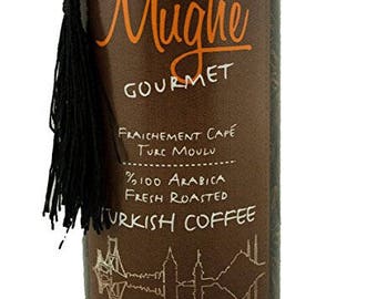 150gr Luxury Ground Turkish Coffee 100%Arabica, Roasted in Woodfire in a Fancy tin gift box