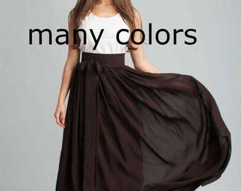 Ready to ship sale three top mix and match with ivory chiffon poetry skirt