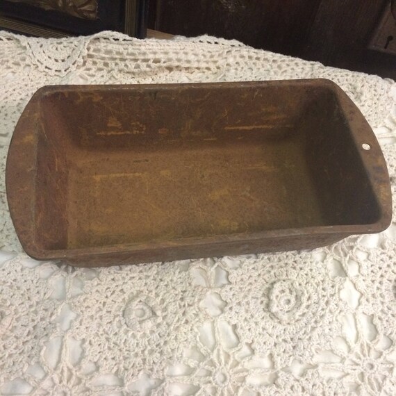 Antique Rusty Bread Pan