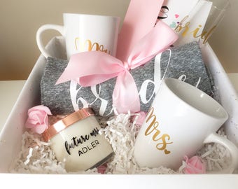 engagement gift basket, bride to be gift set, bridal gift basket, engagement gift, bride to be, bride shirt, bride to be engagement basket