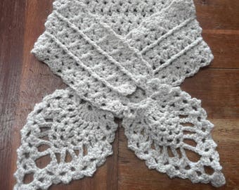 Journal made hand crochet scarf