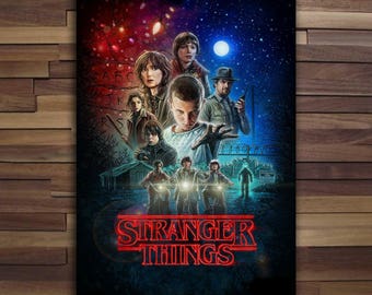 Stranger Things Poster - Canvas