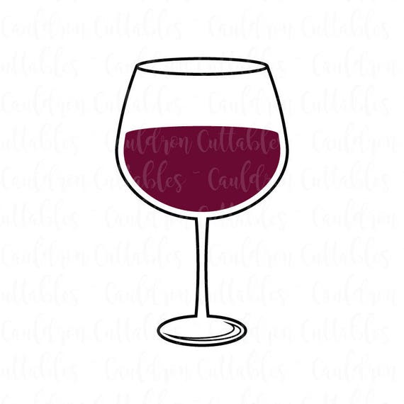 Download Wine Glass SVG File Wine Lover Clipart Drink dxf EPS PNG