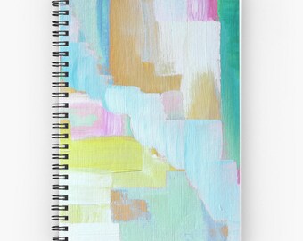 Spiral Notebooks, Spiral Journals, Abstract Art - FREE Shipping -