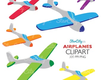 Airplane Clipart, Plane Clip art, Jet plane graphics, Pilot clipart, flight Clipart, clipart for stickers, Sky Paper clipart, Commercial use