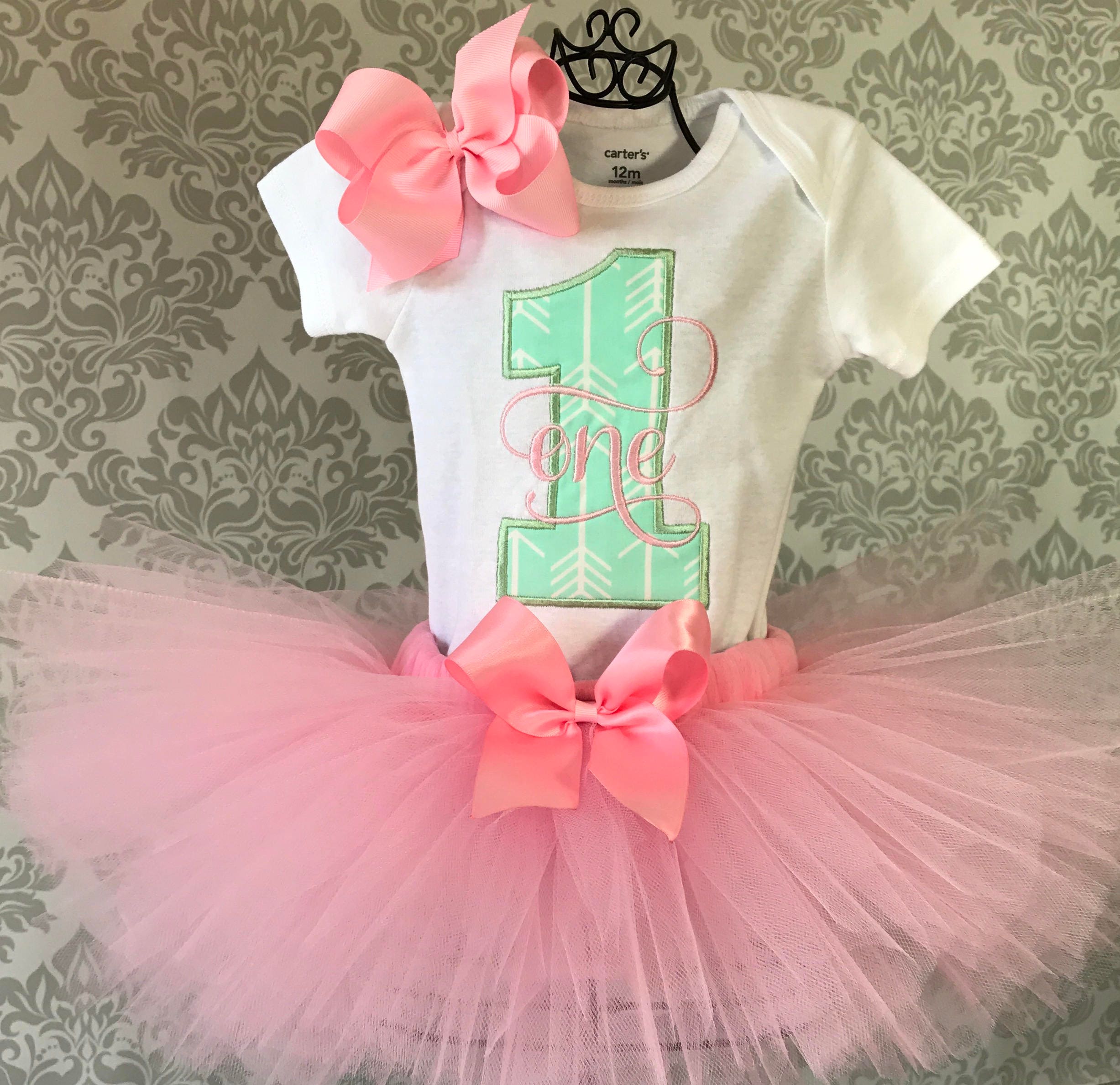 1st Birthday outfit one Girls First Birthday Outfit Princess Tutu ... 1st Birthday outfit one Girls First Birthday Outfit Princess Tutu ...