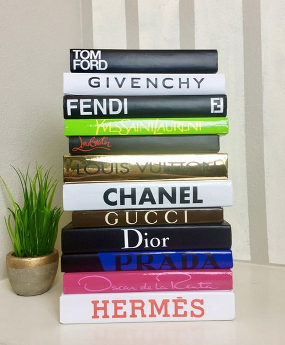 DESIGNER BOOK SET 12 Books Chanel Tom Ford Louis Vuitton