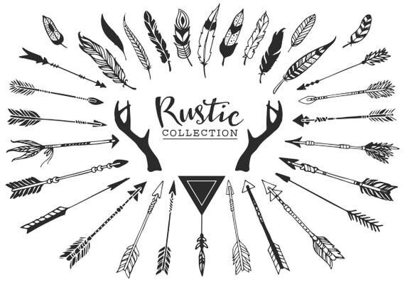 Arrows and Feathers SVG