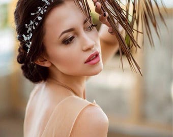 Crystal headband. Bridal Headpiece. Wedding hair accessories. Bridal hair accessories. Wedding Hair Vine. Bridal hair vine