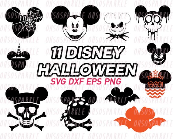 Download mickey halloween svg disney halloween clipart eps png