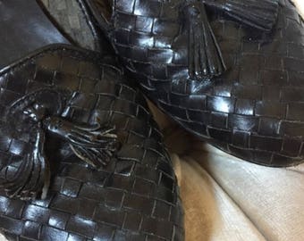 Vintage Black Loafers