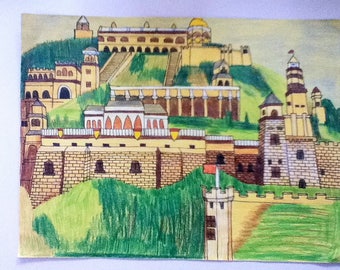 Cair Paravel from Narnia (Drawing)