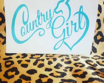 Country Girls Lettering Country girl decal | Etsy
