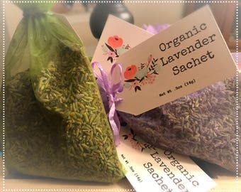 Organic French Lavender Sachet - Chemical Free - Natural Moth Repellant | Tell it to the Bee | Perfect Traditional European Gift Party Favor