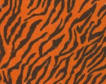 Tiger print fabric | Etsy