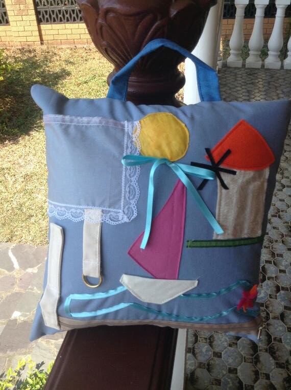 Items similar to Dementia Alzheimer's Activity Pillow "Sailor" on Etsy