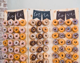 Donut Wall - Wedding - Special Occassion - Dessert Display - Doughnut