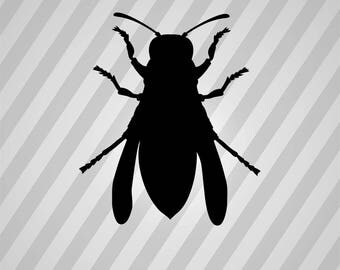 hornet Silhouette - Svg Dxf Eps Silhouette Rld RDWorks Pdf Png AI Files Digital Cut Vector File Svg File Cricut Laser Cut