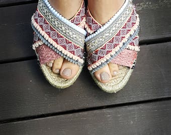 Manja Whenua - "poudre", handmade shoes