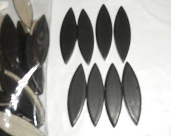 Set of 36 Calissons matte black