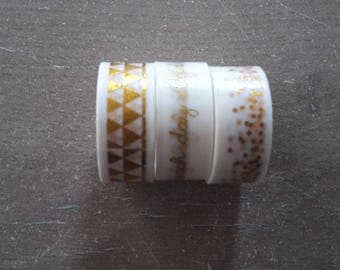 MasKing tape white and gold