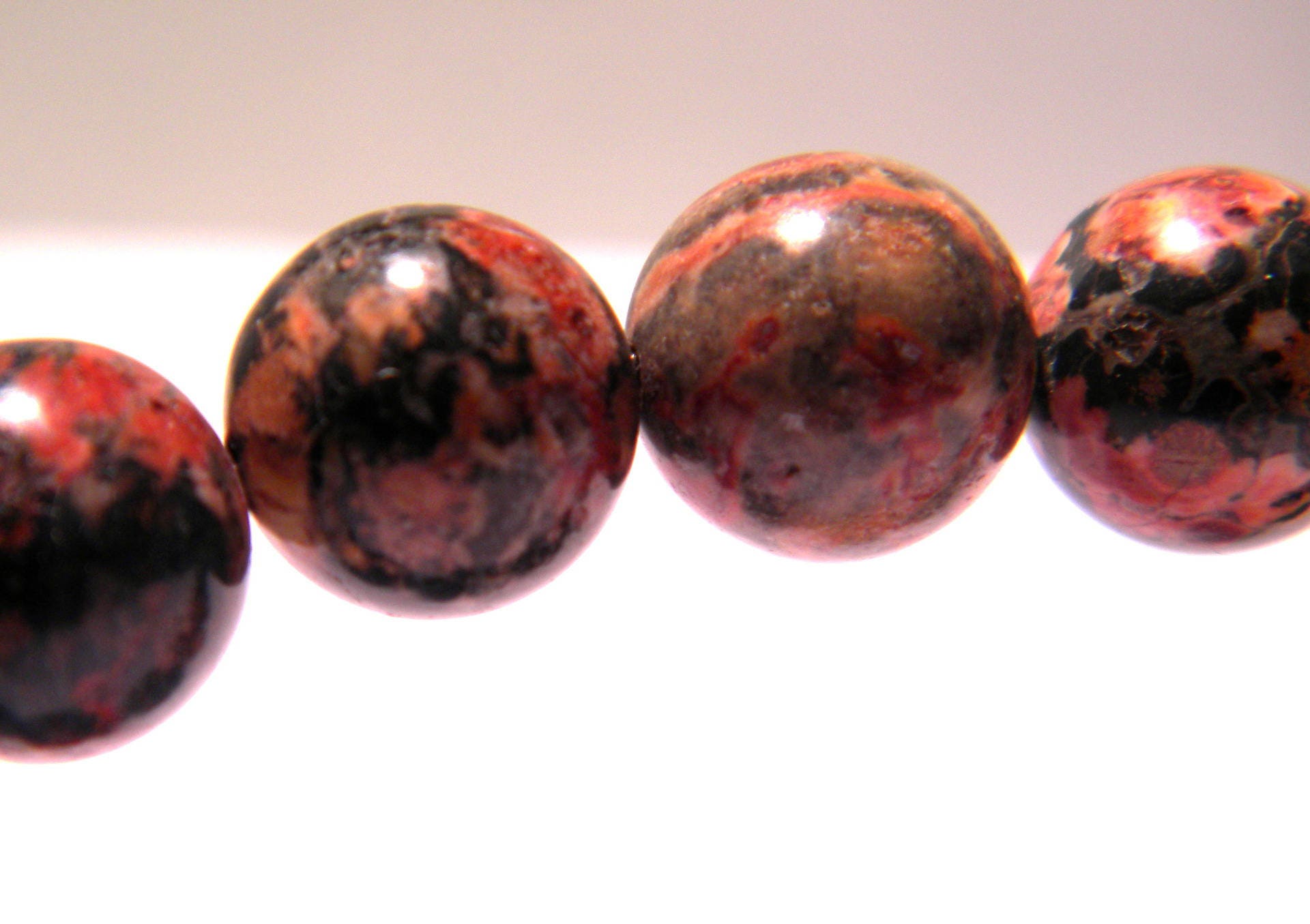 5 10 mm gemsgemstones PG216 Leopard skin Jasper