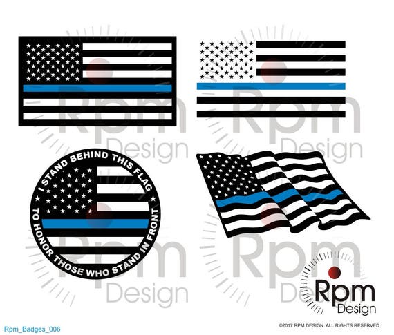 Download Thin Blue Line SVG File, Thin Blue Line Flag SVG, Police ...