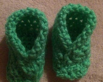 Crochet booties 0-3 months