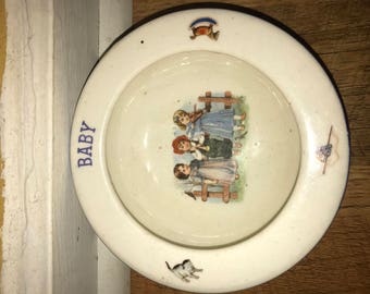 Vintage Baby Dish by Made in Czechoslovika