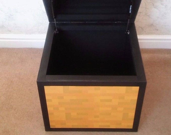 Minecraft Style Large Chest Ideal Kids Children's Toy Box Storage