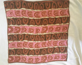 Oscar de la Renta silk scarf (Vintage)