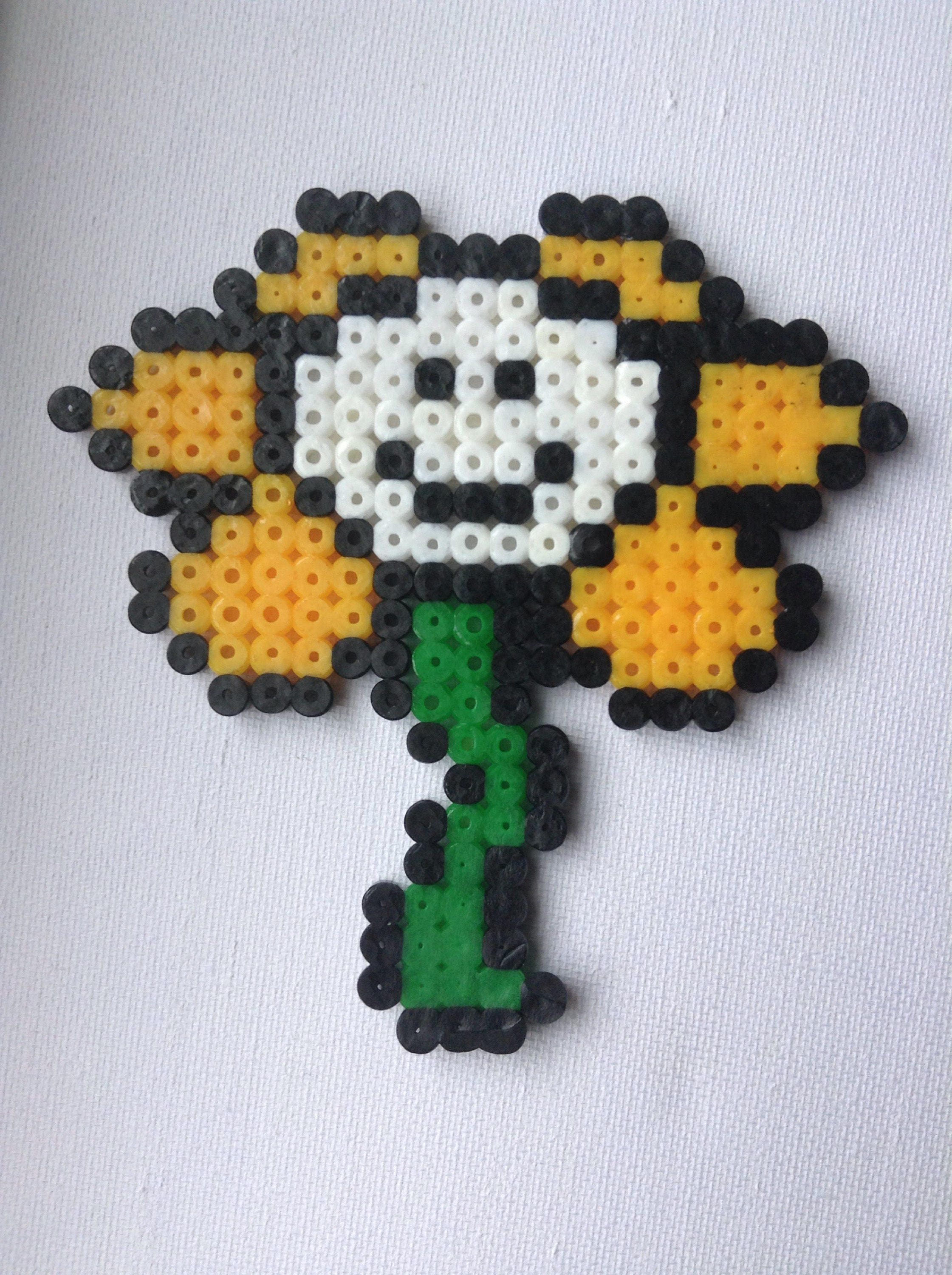 Undertale Flowey Hama Pixel Art Sprite