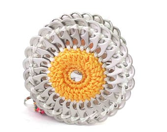 Sun flower coin purse / Porte monnaie "Tournesol"