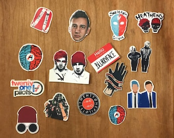 Twenty one pilot mini sticker pack