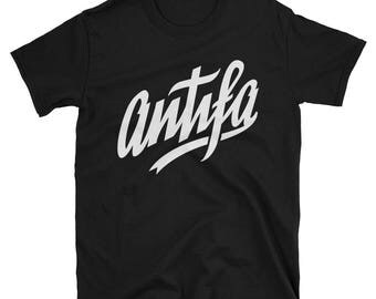 Antifa T-Shirt Anti-Fascist No Nazis No Sexism Gift Unisex Tee