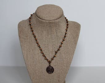 Brown - Quirklets Handpainted Clay Pendant Necklace 36 main image 1