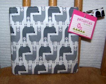 Reusable Little Snack Bag - pouch adults kids llamas eco friendly by PETUNIAS