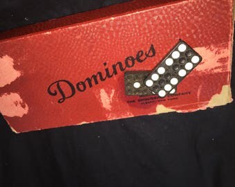 Vintage Embossing Company Dominoes