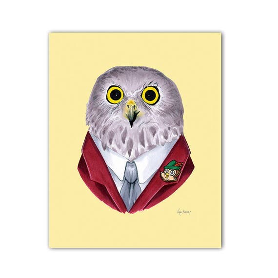 Powerful Owl print 8x10