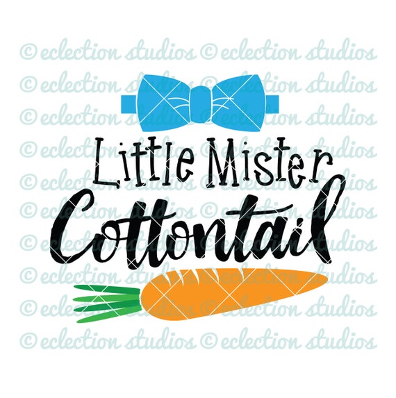 Download Easter SVG Boy's Easter designLittle Mister Cottontail