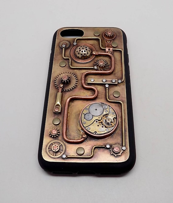 Steampunk iPhone case. Mobile phone case. iPhone 7 case. iPhone case. by slotzkin steampunk buy now online