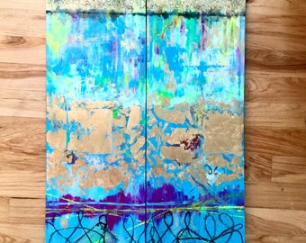 Find your wild- diptych