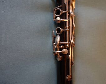 Vintage Clarinet Piece Mixed Media Art Altered Art Jewelry Pieces Music