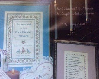 To Have and To Hold, Counted Cross Stitch Patterns by Leisure Arts, Wedding Patterns, Samplers, 1990